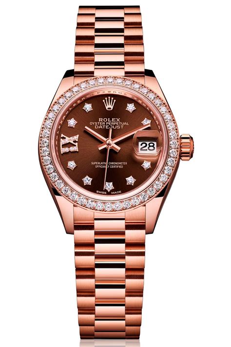 rose gold rolex new women